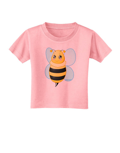 Cute Bee Toddler T-Shirt-Toddler T-Shirt-TooLoud-Candy-Pink-2T-Davson Sales