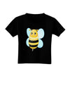 Cute Bee Toddler T-Shirt Dark-Toddler T-Shirt-TooLoud-Black-2T-Davson Sales