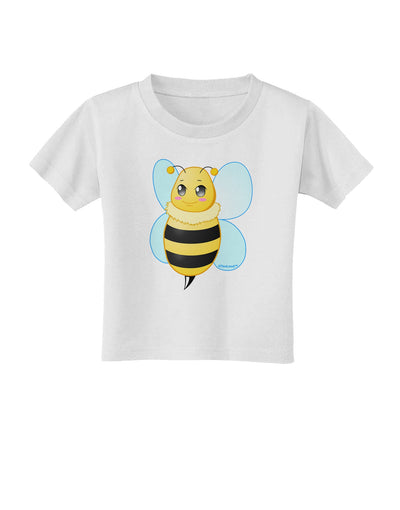 Cute Bee Toddler T-Shirt-Toddler T-Shirt-TooLoud-White-2T-Davson Sales