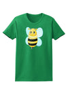 Cute Bee Womens Dark T-Shirt-TooLoud-Kelly-Green-X-Small-Davson Sales