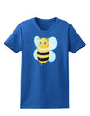 Cute Bee Womens Dark T-Shirt-TooLoud-Royal-Blue-X-Small-Davson Sales