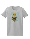 Cute Bee Womens T-Shirt-Womens T-Shirt-TooLoud-AshGray-X-Small-Davson Sales