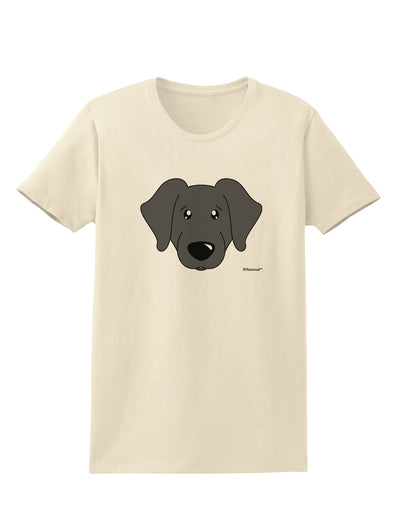 Cute Black Labrador Retriever Dog Womens T-Shirt by TooLoud-Womens T-Shirt-TooLoud-Natural-X-Small-Davson Sales