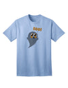 Cute Boo Ghost Adult T-Shirt-Mens T-Shirt-TooLoud-Light-Blue-Small-Davson Sales