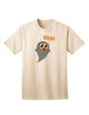 Cute Boo Ghost Adult T-Shirt-Mens T-Shirt-TooLoud-Natural-Small-Davson Sales