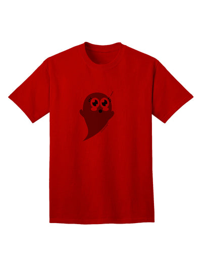 Cute Boo Ghost Adult T-Shirt-Mens T-Shirt-TooLoud-Red-Small-Davson Sales