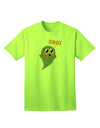 Cute Boo Ghost Adult T-Shirt-Mens T-Shirt-TooLoud-Neon-Green-Small-Davson Sales
