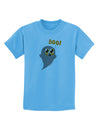 Cute Boo Ghost Childrens T-Shirt-Childrens T-Shirt-TooLoud-Aquatic-Blue-X-Small-Davson Sales