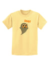 Cute Boo Ghost Childrens T-Shirt-Childrens T-Shirt-TooLoud-Daffodil-Yellow-X-Small-Davson Sales