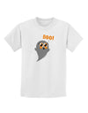 Cute Boo Ghost Childrens T-Shirt-Childrens T-Shirt-TooLoud-White-X-Small-Davson Sales