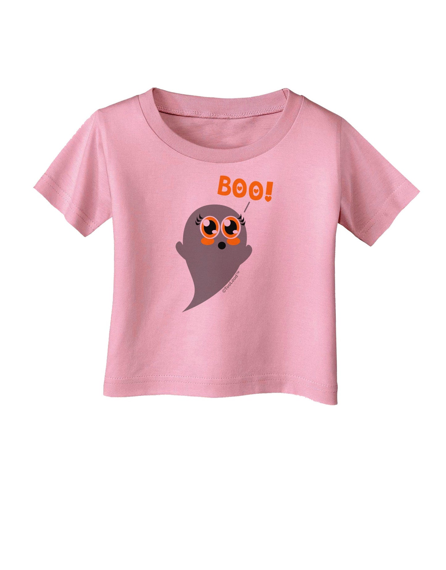 Cute Boo Ghost Infant T-Shirt-Infant T-Shirt-TooLoud-Candy-Pink-06-Months-Davson Sales