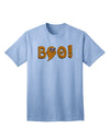 Cute Boo Text Orange Adult T-Shirt-Mens T-Shirt-TooLoud-Light-Blue-Small-Davson Sales