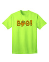 Cute Boo Text Orange Adult T-Shirt-Mens T-Shirt-TooLoud-Neon-Green-Small-Davson Sales