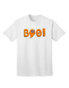 Cute Boo Text Orange Adult T-Shirt-Mens T-Shirt-TooLoud-White-Small-Davson Sales