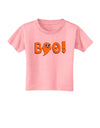 Cute Boo Text Orange Toddler T-Shirt-Toddler T-Shirt-TooLoud-Candy-Pink-2T-Davson Sales