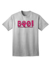Cute Boo Text Pink Adult T-Shirt-Mens T-Shirt-TooLoud-AshGray-Small-Davson Sales
