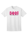 Cute Boo Text Pink Adult T-Shirt-Mens T-Shirt-TooLoud-White-Small-Davson Sales