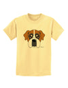 Cute Boxer Dog Childrens T-Shirt-Childrens T-Shirt-TooLoud-Daffodil-Yellow-X-Small-Davson Sales