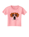 Cute Boxer Dog Toddler T-Shirt-Toddler T-Shirt-TooLoud-Candy-Pink-2T-Davson Sales