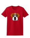 Cute Boxer Dog Womens Dark T-Shirt-Womens T-Shirt-TooLoud-Red-X-Small-Davson Sales