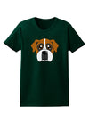 Cute Boxer Dog Womens Dark T-Shirt-Womens T-Shirt-TooLoud-Forest-Green-Small-Davson Sales