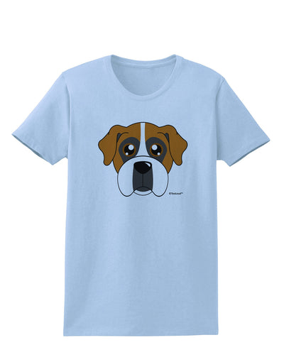 Cute Boxer Dog Womens T-Shirt-Womens T-Shirt-TooLoud-Light-Blue-X-Small-Davson Sales