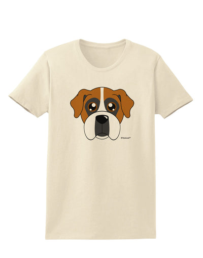 Cute Boxer Dog Womens T-Shirt-Womens T-Shirt-TooLoud-Natural-X-Small-Davson Sales