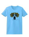 Cute Boxer Dog Womens T-Shirt-Womens T-Shirt-TooLoud-Aquatic-Blue-X-Small-Davson Sales