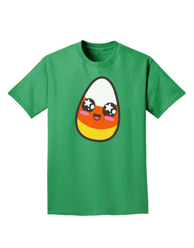 Cute Boy Child Candy Corn Family Halloween Adult Dark T-Shirt-Mens T-Shirt-TooLoud-Kelly-Green-Small-Davson Sales