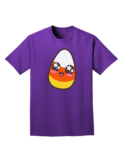 Cute Boy Child Candy Corn Family Halloween Adult Dark T-Shirt-Mens T-Shirt-TooLoud-Purple-Small-Davson Sales