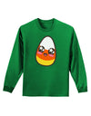 Cute Boy Child Candy Corn Family Halloween Adult Long Sleeve Dark T-Shirt-TooLoud-Kelly-Green-Small-Davson Sales