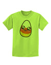 Cute Boy Child Candy Corn Family Halloween Childrens T-Shirt-Childrens T-Shirt-TooLoud-Lime-Green-X-Small-Davson Sales