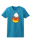 Cute Boy Child Candy Corn Family Halloween Womens Dark T-Shirt-TooLoud-Turquoise-X-Small-Davson Sales