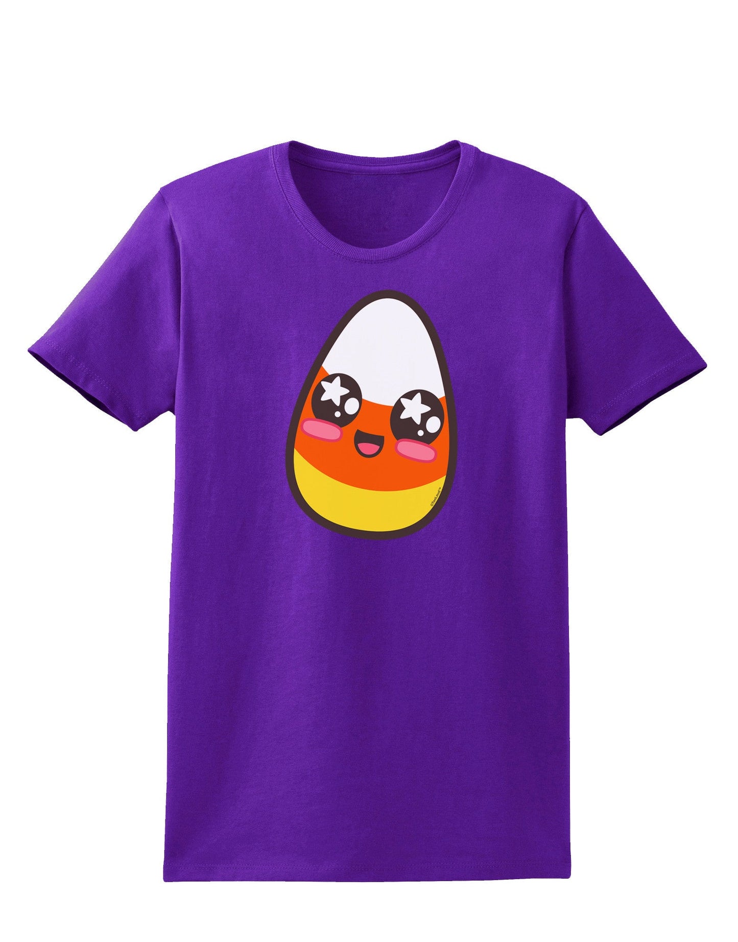 Cute Boy Child Candy Corn Family Halloween Womens Dark T-Shirt-TooLoud-Purple-X-Small-Davson Sales
