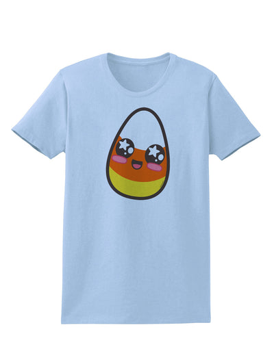 Cute Boy Child Candy Corn Family Halloween Womens T-Shirt-Womens T-Shirt-TooLoud-Light-Blue-X-Small-Davson Sales