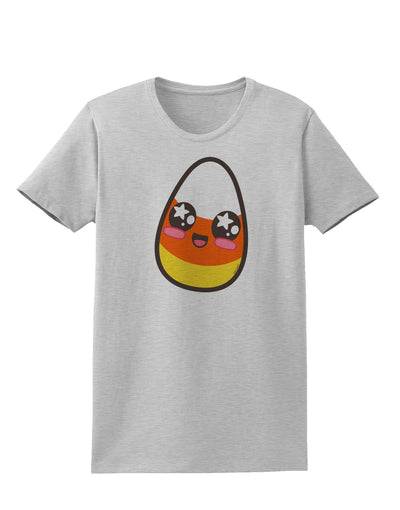 Cute Boy Child Candy Corn Family Halloween Womens T-Shirt-Womens T-Shirt-TooLoud-AshGray-X-Small-Davson Sales