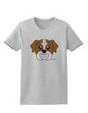 Cute Bulldog - Red Womens T-Shirt by TooLoud-Womens T-Shirt-TooLoud-AshGray-X-Small-Davson Sales