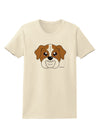 Cute Bulldog - Red Womens T-Shirt by TooLoud-Womens T-Shirt-TooLoud-Natural-X-Small-Davson Sales