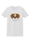 Cute Bulldog - Red Womens T-Shirt by TooLoud-Womens T-Shirt-TooLoud-White-X-Small-Davson Sales