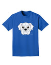 Cute Bulldog - White Adult Dark T-Shirt by TooLoud-Mens T-Shirt-TooLoud-Royal-Blue-Small-Davson Sales