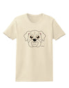 Cute Bulldog - White Womens T-Shirt by TooLoud-Womens T-Shirt-TooLoud-Natural-X-Small-Davson Sales