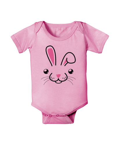 Cute Bunny Face Baby Romper Bodysuit-Baby Romper-TooLoud-Light-Pink-06-Months-Davson Sales