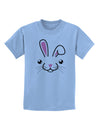 Cute Bunny Face Childrens T-Shirt-Childrens T-Shirt-TooLoud-Light-Blue-X-Small-Davson Sales