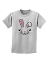 Cute Bunny Face Childrens T-Shirt-Childrens T-Shirt-TooLoud-AshGray-X-Small-Davson Sales