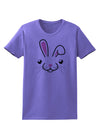 Cute Bunny Face Womens T-Shirt-Womens T-Shirt-TooLoud-Violet-X-Small-Davson Sales