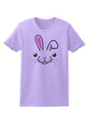 Cute Bunny Face Womens T-Shirt-Womens T-Shirt-TooLoud-Lavender-X-Small-Davson Sales