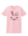 Cute Bunny Face Womens T-Shirt-Womens T-Shirt-TooLoud-PalePink-X-Small-Davson Sales