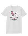 Cute Bunny Face Womens T-Shirt-Womens T-Shirt-TooLoud-White-X-Small-Davson Sales
