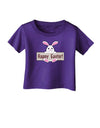 Cute Bunny - Happy Easter Infant T-Shirt Dark by TooLoud-Infant T-Shirt-TooLoud-Purple-06-Months-Davson Sales