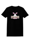 Cute Bunny - Happy Easter Womens Dark T-Shirt by TooLoud-Womens T-Shirt-TooLoud-Black-X-Small-Davson Sales